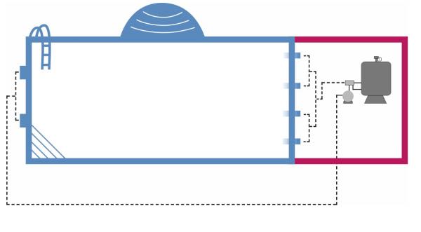 Technikschacht 4,0 x 1,5 x 1,5 m